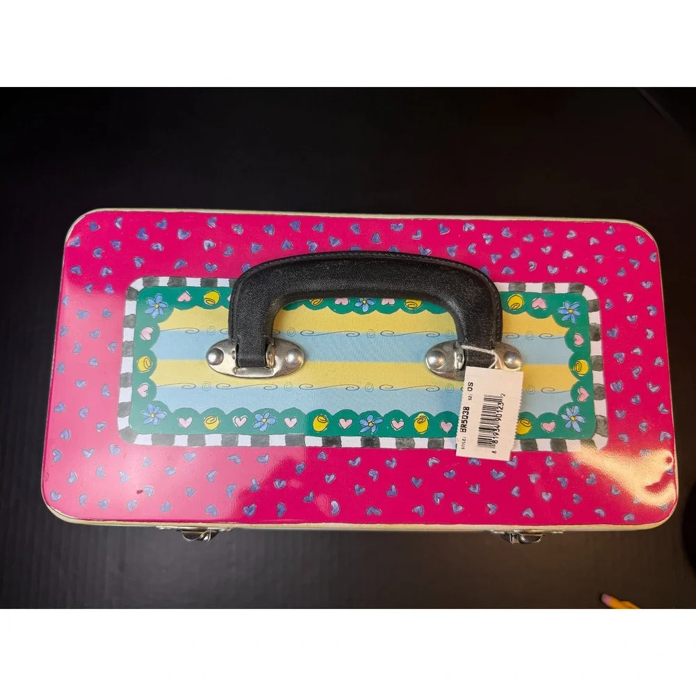 Brighton Brighton Tin Handled Case Unique Retired New